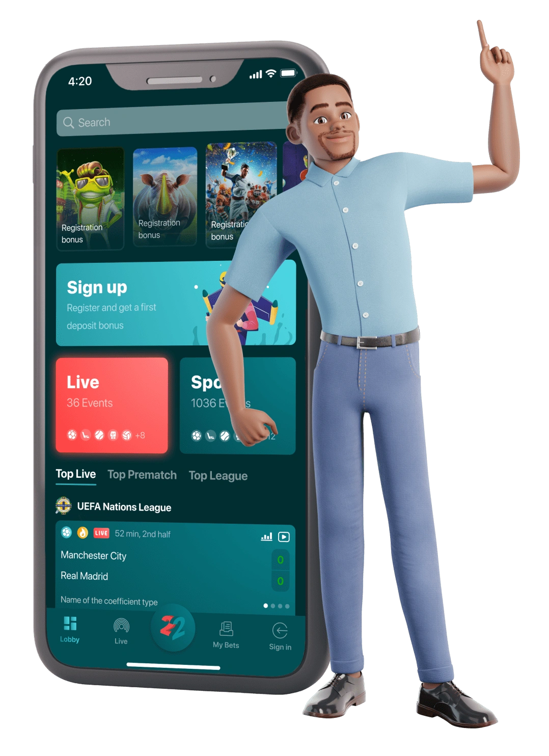 Aplikacja mobilna 22bet na urządzeniach